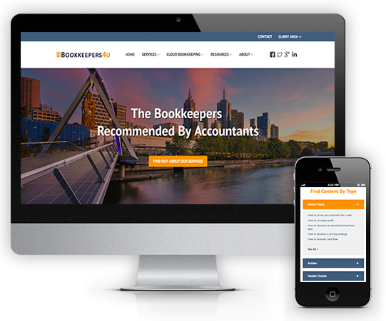 Bookkeepers4U brand new website